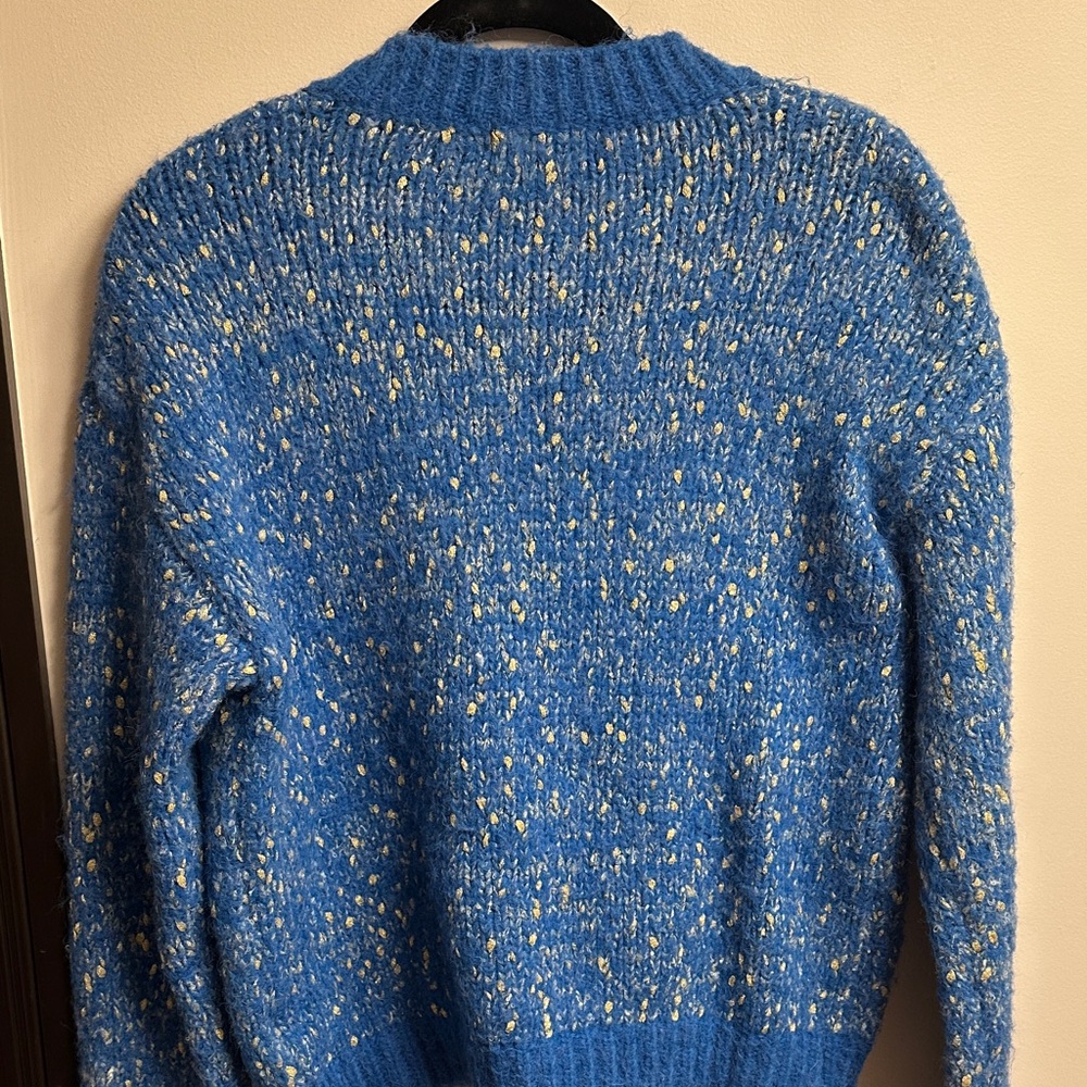 Blue and gold Cardigan - Picture 5 of 8